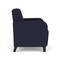 Lesro Siena Lounge Reception Wide Guest Chair, Black, OH Navy Upholstery SN1201 - alternate 3